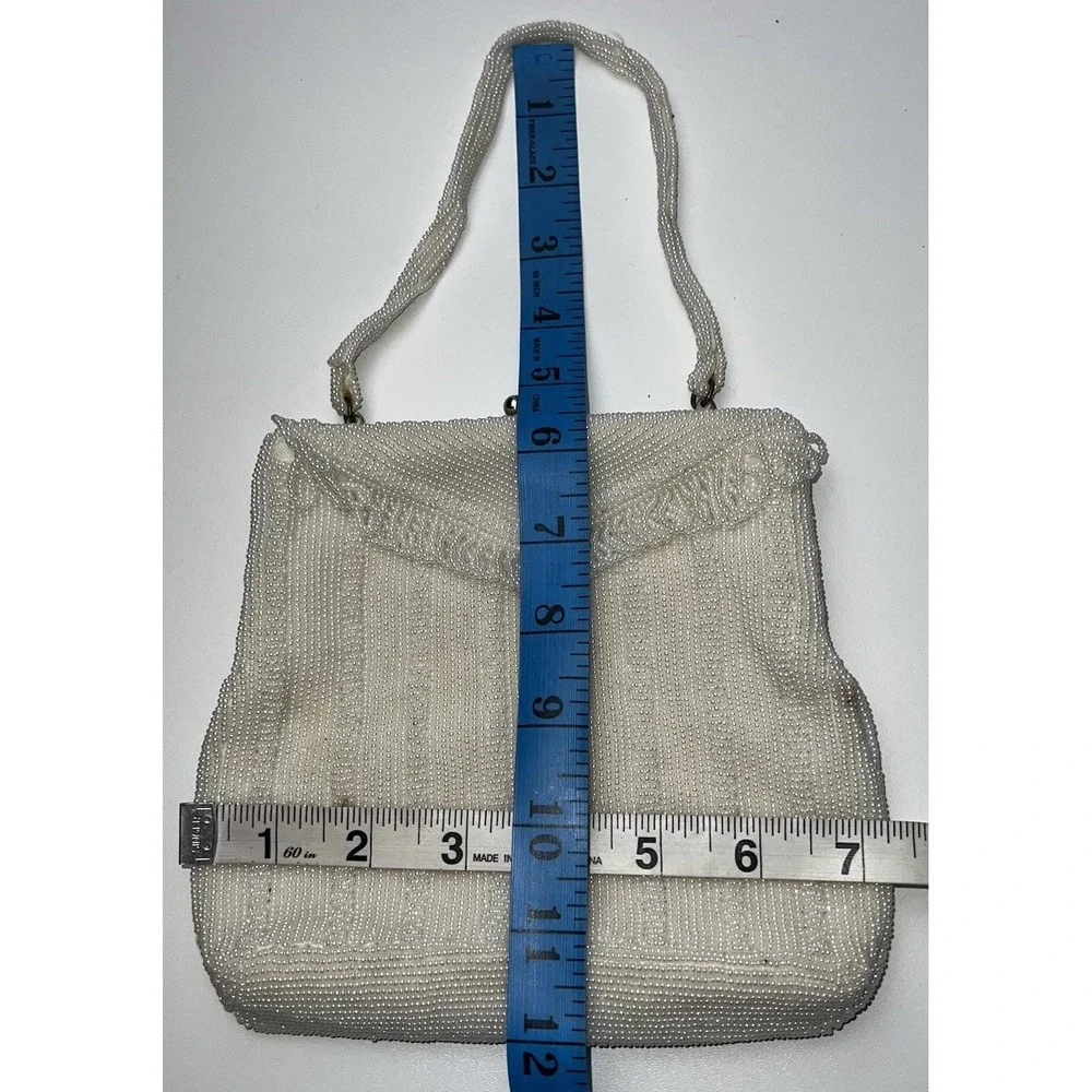 Unbranded White Fringe Beaded 7